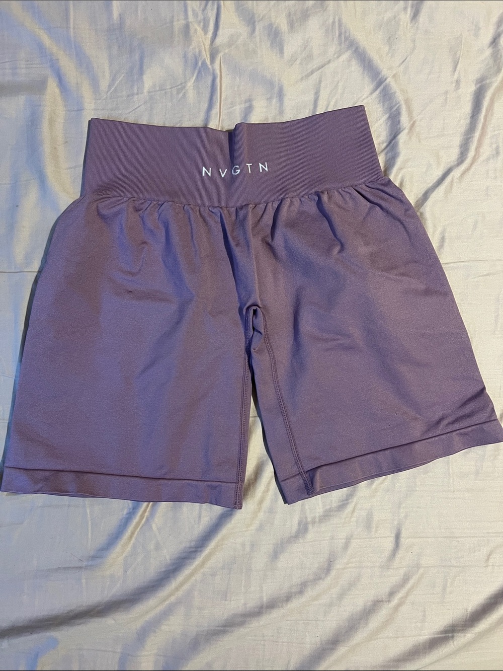 NVGTN High-Waist Lavender Bike Shorts